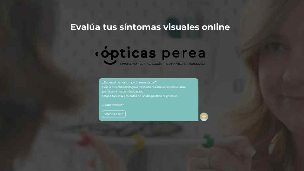 Evalúa tus síntomas visuales online